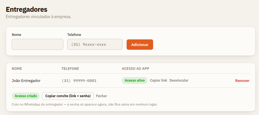3. Copie o convite e mande por WhatsApp